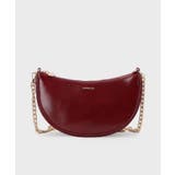 【2WAY】オイル調合皮チェーンハンドルムーンミドルバッグ | OPAQUE.CLIP | 詳細画像9