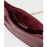 【2WAY】オイル調合皮チェーンハンドルムーンミドルバッグ | OPAQUE.CLIP | 詳細画像17