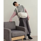 【2WAY/軽量】サイドドロストムーンミドルショルダー | OPAQUE.CLIP | 詳細画像2 