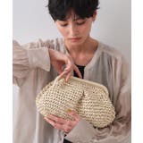 【3WAY】フラワークリップ付きがま口ペーパーショルダーバッグ | OPAQUE.CLIP | 詳細画像3