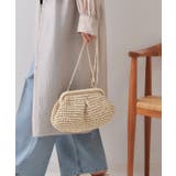 【3WAY】フラワークリップ付きがま口ペーパーショルダーバッグ | OPAQUE.CLIP | 詳細画像4