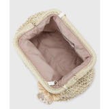 【3WAY】フラワークリップ付きがま口ペーパーショルダーバッグ | OPAQUE.CLIP | 詳細画像11