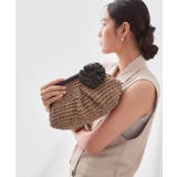 ブラック(019) | 【3WAY】フラワークリップ付きがま口ペーパーショルダーバッグ | OPAQUE.CLIP