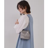 チャコールグレー(614) | 【6色展開】シャイニー素材巾着ミニショルダーバッグ | OPAQUE.CLIP
