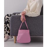 ピンク(572) | サテンコンビ巾着ワンショルダーバッグ | OPAQUE.CLIP