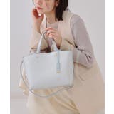 【2WAY】バイカラー3層ミドルトートバッグ | OPAQUE.CLIP | 詳細画像2 