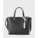 【2WAY】バイカラー3層ミドルトートバッグ | OPAQUE.CLIP | 詳細画像17 