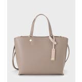 【2WAY】バイカラー3層ミドルトートバッグ | OPAQUE.CLIP | 詳細画像20 