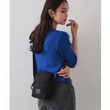 ブラック(019) | 【ペットボトルショルダー付き】軽量ミニショルダーバッグ | OPAQUE.CLIP