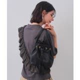 ブラック(019) | タッセル巾着デザインミニショルダーバッグ | OPAQUE.CLIP