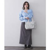 フロントポケット3層デザインBIGトートバッグ【マルチポケット】 | OPAQUE.CLIP | 詳細画像2 