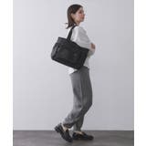 フロントポケット3層デザインBIGトートバッグ【マルチポケット】 | OPAQUE.CLIP | 詳細画像4 