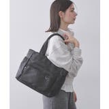 ブラック(019) | フロントポケット3層デザインBIGトートバッグ【マルチポケット】 | OPAQUE.CLIP