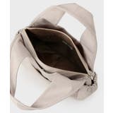 フロントポケット3層デザイントライアングルミドルトートバッグ【マルチポケット】 | OPAQUE.CLIP | 詳細画像15 