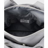 フロントポケット3層デザイントライアングルミドルトートバッグ【マルチポケット】 | OPAQUE.CLIP | 詳細画像18 