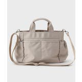 フロントWポケット3層デザインミドルトートバッグ【2WAY／マルチポケット】 | OPAQUE.CLIP | 詳細画像11 