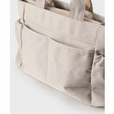 フロントWポケット3層デザインミドルトートバッグ【2WAY／マルチポケット】 | OPAQUE.CLIP | 詳細画像20 