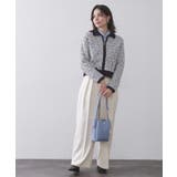 シュリンク合皮3層ミニショルダーバッグ【軽量／長さ調整可能】 | OPAQUE.CLIP | 詳細画像8 