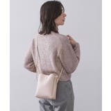 ピンク(871) | シュリンク合皮3層ミニショルダーバッグ【軽量／長さ調整可能】 | OPAQUE.CLIP