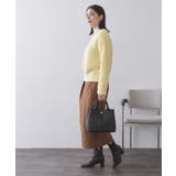 シュリンク合皮ワイドマチ付きミドルサイズトートバッグ | OPAQUE.CLIP | 詳細画像2