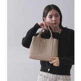 シュリンク合皮ワイドマチ付きミドルサイズトートバッグ | OPAQUE.CLIP | 詳細画像3