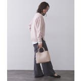 シュリンク合皮ワイドマチ付きミドルサイズトートバッグ | OPAQUE.CLIP | 詳細画像8