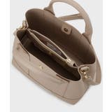 シュリンク合皮ワイドマチ付きミドルサイズトートバッグ | OPAQUE.CLIP | 詳細画像18