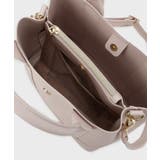 シュリンク合皮ワイドマチ付きミドルサイズトートバッグ | OPAQUE.CLIP | 詳細画像21