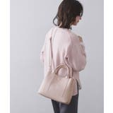 ピンク(871) | シュリンク合皮ワイドマチ付きミドルサイズトートバッグ | OPAQUE.CLIP