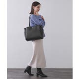 シュリンク合皮大容量トートバッグ【人間工学/軽量/A4サイズ対応/2WAY】 | OPAQUE.CLIP | 詳細画像2