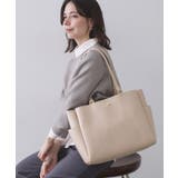 シュリンク合皮大容量トートバッグ【人間工学/軽量/A4サイズ対応/2WAY】 | OPAQUE.CLIP | 詳細画像3
