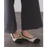 スクエアトゥニットパンプス | OPAQUE.CLIP | 詳細画像1 