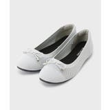 シルバー(006) | 【抗菌防臭 軽量 マシンウォッシャブル】スクエアトゥメッシュニットバレエシューズ | OPAQUE.CLIP