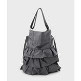 ドロストリボンフリルティアードショルダーバッグ【長さ調整可能】 | OPAQUE.CLIP | 詳細画像11 