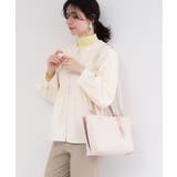 アイボリー(504) | 名品バイカラーミドルトート | OPAQUE.CLIP