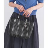 ブラック(019) | バイカラーミドルメルカドバッグ | OPAQUE.CLIP