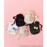 ◆【ハローキティ】キラふわフェイス巾着ポーチ | OPAQUE.CLIP | 詳細画像1 