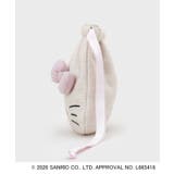 ◆【ハローキティ】キラふわフェイス巾着ポーチ | OPAQUE.CLIP | 詳細画像3 