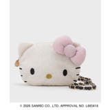 ベージュ(052) | ◆【ハローキティ】フェイス型2WAYキラふわミニショルダーバッグ | OPAQUE.CLIP