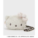 アイボリー(104) | ◆【ハローキティ】フェイス型2WAYキラふわミニショルダーバッグ | OPAQUE.CLIP