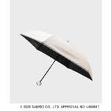 ベージュ(052) | ◆【ハローキティ】晴雨兼用折りたたみ傘 | OPAQUE.CLIP
