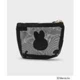 ◆【miffy】さがら刺繍チュールメッシュポーチ | OPAQUE.CLIP | 詳細画像4 