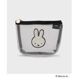 オフホワイト(003) | ◆【miffy】さがら刺繍チュールメッシュポーチ | OPAQUE.CLIP