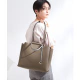 ブラウン(843) | 【A4対応/通勤対応】3層仕様大容量トートバッグ《肩掛け可》 | OPAQUE.CLIP