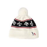 ホワイト(001) | 【ADABAT NAVY】フルールドリスニットキャップ | adabat