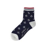 【ADABAT NAVY】フルールドリスレギュラーソックス | adabat | 詳細画像1 