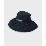 ネイビー(394) | ギャザーUVハット | adabat