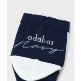 【新レーベル ADABAT NAVY】サイドラインショートソックス | adabat | 詳細画像6