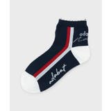 ネイビー(094) | 【新レーベル ADABAT NAVY】サイドラインショートソックス | adabat
