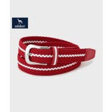 レッド(062) | 【新レーベル ADABAT NAVY】ラインメッシュベルト | adabat